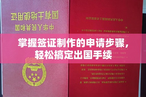 五常掌握签证制作的申请步骤，轻松搞定出国手续
