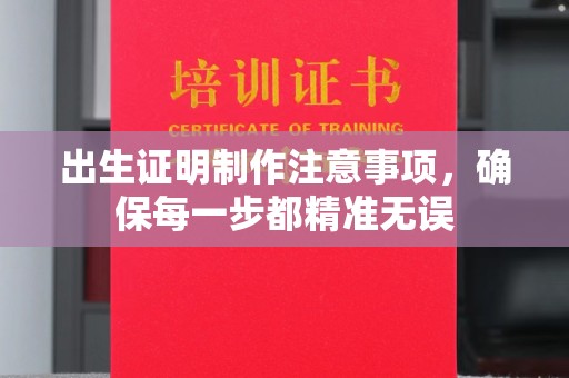 五常出生证明制作注意事项，确保每一步都精准无误